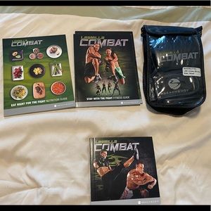 Les Mills Body Combat 5 DVD set and Gloves (Size Small) Bodycombat Bundle